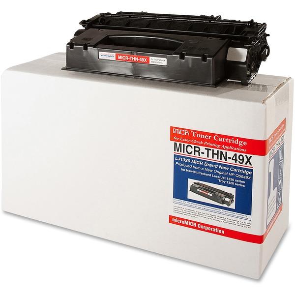 microMICR MICR Toner Cartridge - Alternative for HP 49X - Laser - 6000 Pages - Black - 1 Each