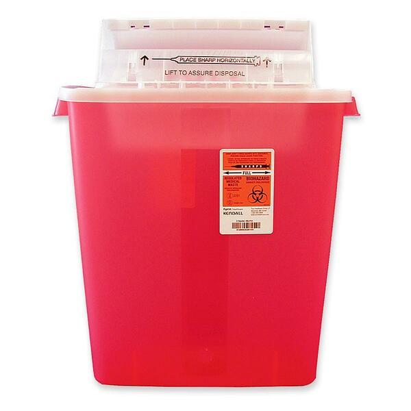 Sharpstar Covidien Transparent Containers - 3 gal Capacity - 16.5