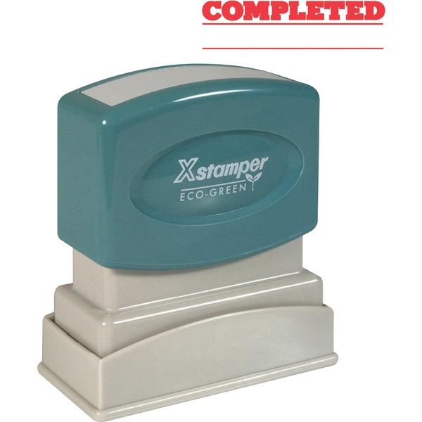 Xstamper COMPLETED Stamp - Message Stamp - 