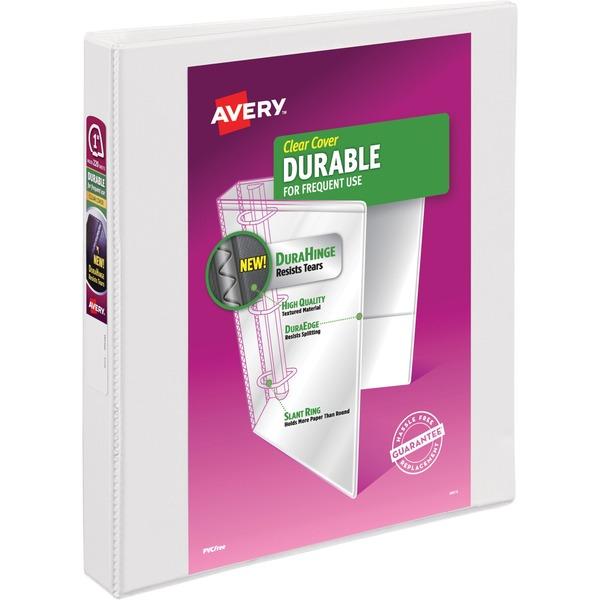Avery® Durable View White Binder - 1