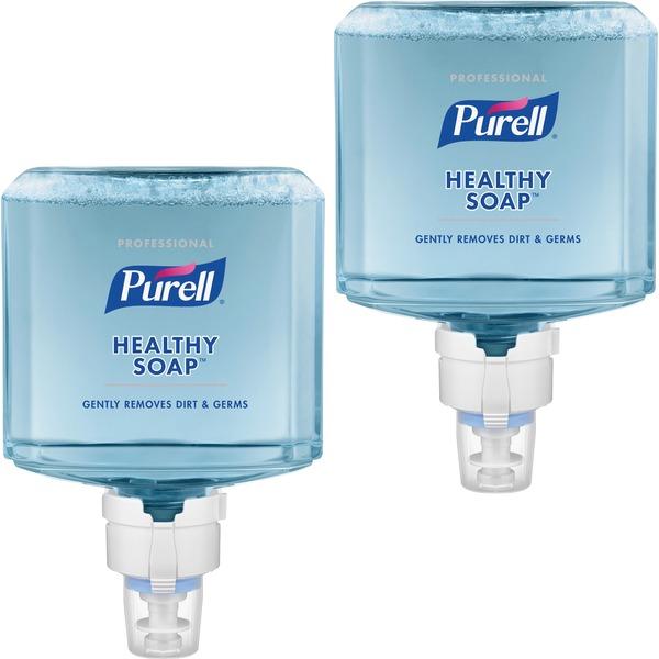 PURELL® ES8 Professional Fresh Scent Foam HEALTHY SOAP - Fresh Scent - 40.6 fl oz (1200 mL) - Dirt Remover, Kill Germs - Hand - Blue - Hypoallergenic, Dye-free, Pleasant Scent, Moisturizing, Bio-b