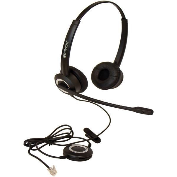  Spracht Zumrj9b Headset - Stereo - Rj- 9 - Wired - Over- The- Head - Binaural