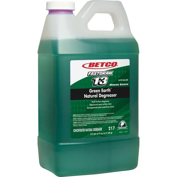  Betco Natural Degreaser - Concentrate Liquid - 67.6 Fl Oz (2.1 Quart)- 1 Each - Dark Green