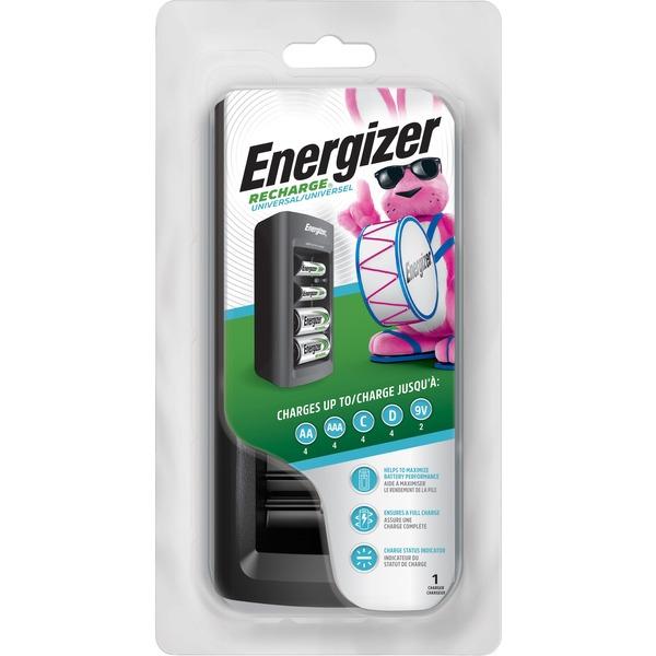 Energizer Family Size NiMH Battery Charger - 7 Hour ChargingAA, AAA, C, D, 9V