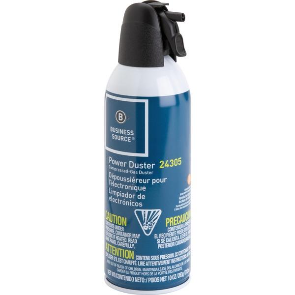 Business Source Power Duster - 10 oz - Moisture-free, Ozone-safe - 1 Each - Multi