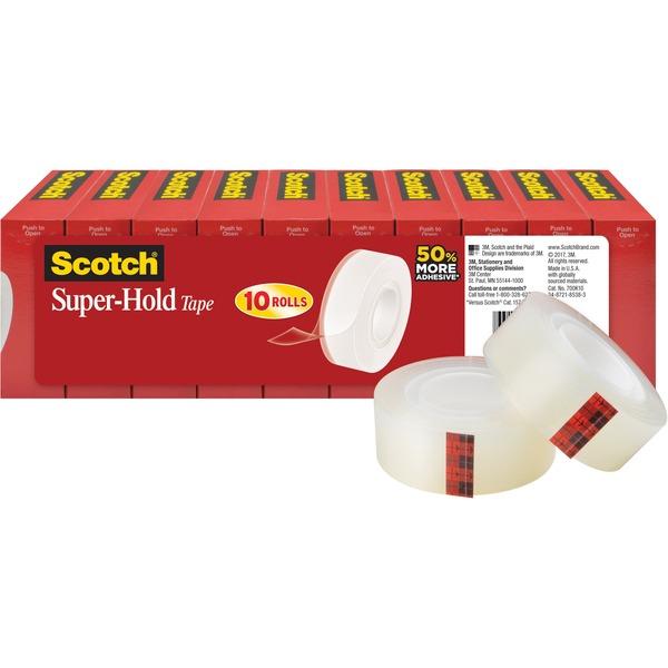  Scotch Super- Hold Tape - 27.78 Yd Length X 0.75 