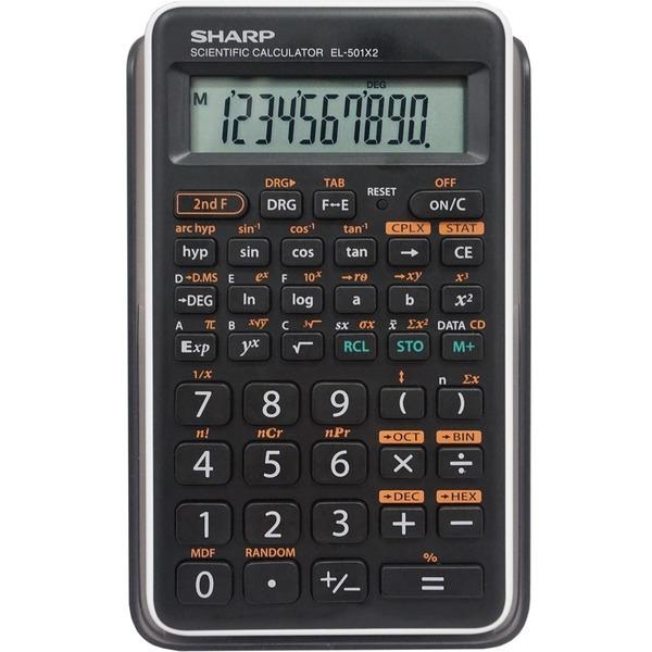 Sharp Calculators EL-501X2 Scientific Calculator - 146 Functions - Battery Powered, LCD Display, Independent Memory - 0.47