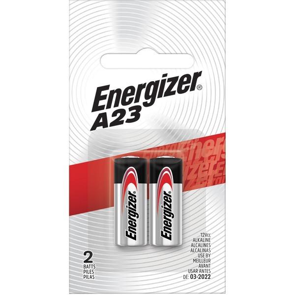 Energizer Alkaline A23 Battery - For Keyless Entry, Garage Door Opener, Electronic Device - A23 - 12 V DC - Alkaline - 144 / Carton