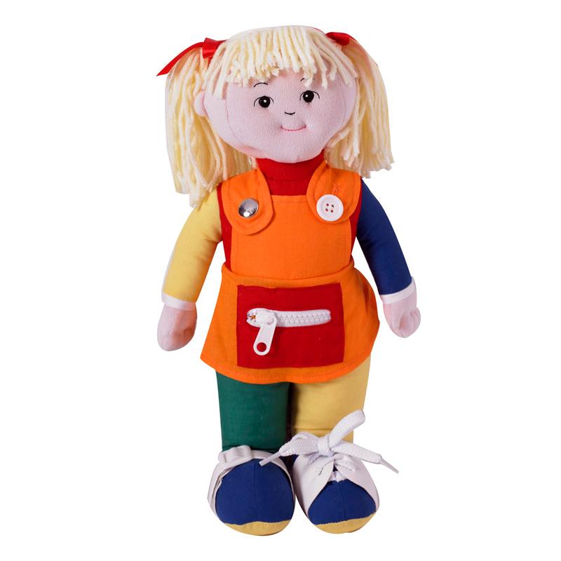 Children's Factory Learn To Dress Doll - Multi