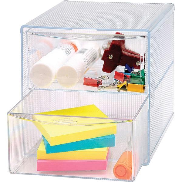 Business Source 2-drawer Storage Organizer - 2 Drawer(s) - 6