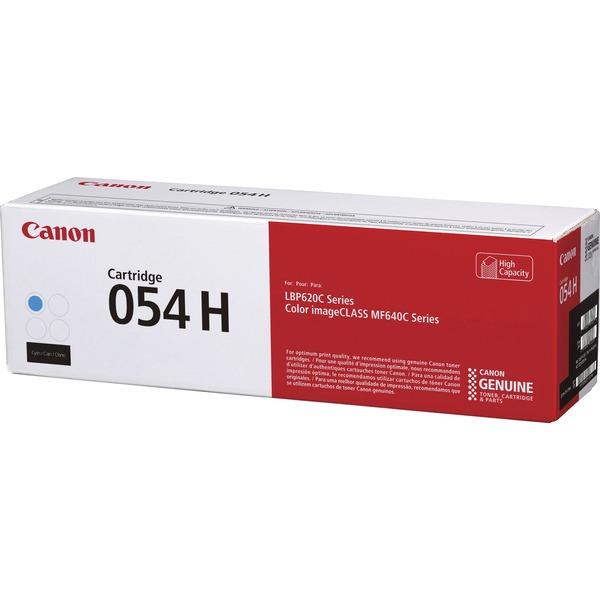 Canon 054H Toner Cartridge - Cyan - Laser - High Yield - 2300 Pages - 1 Each