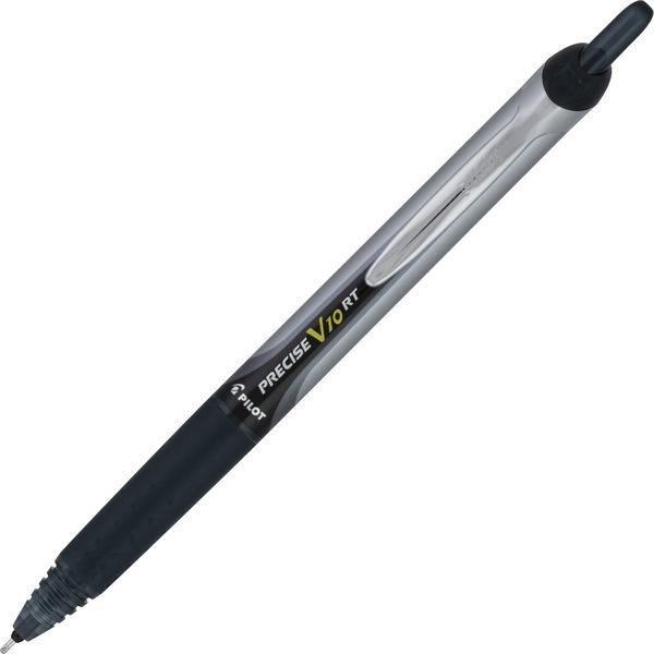 PRECISE V10 RT Retractable Pen - Retractable - Black - 1 Each