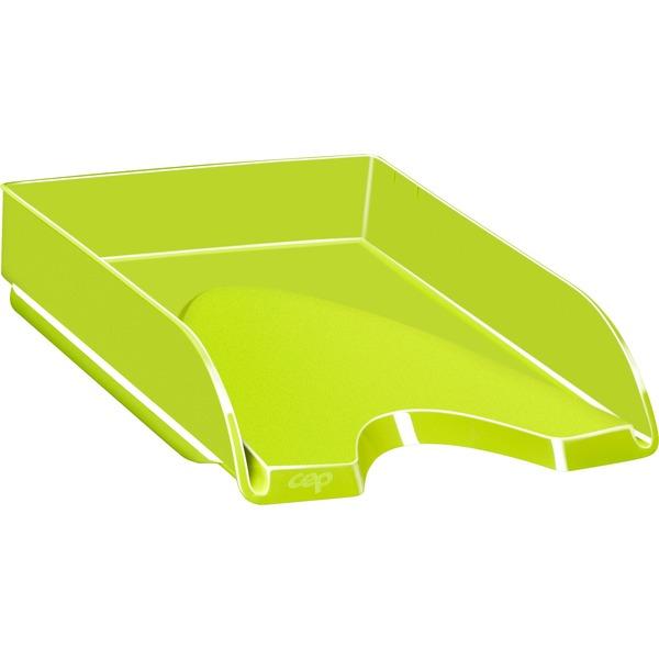 CEP Gloss Desk Tray - Desktop - Green - 1Each