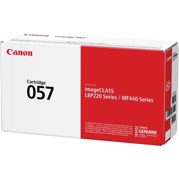 Canon 057 Toner Cartridge - Black - Laser - Standard Yield - 3100 Pages - 1 Each