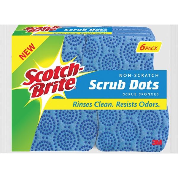  Scotch- Brite Scrub Dots Non- Scratch Sponge - 4.8 