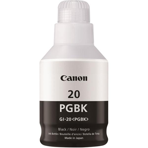 Canon Canon GI-20 MegaTank Ink - Inkjet - Black - 1 Each