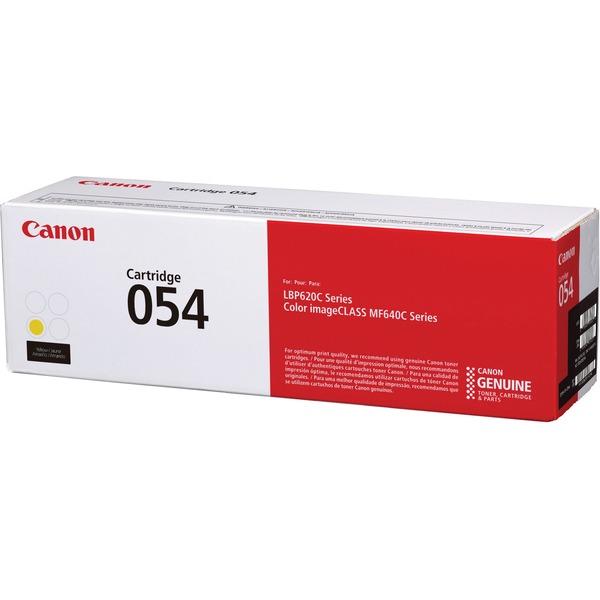 Canon 054 Toner Cartridge - Yellow - Laser - 1200 Pages - 1 Each