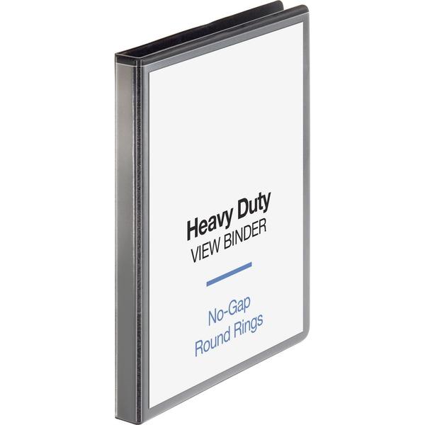 Business Source Heavy-duty View Binder - 1/2