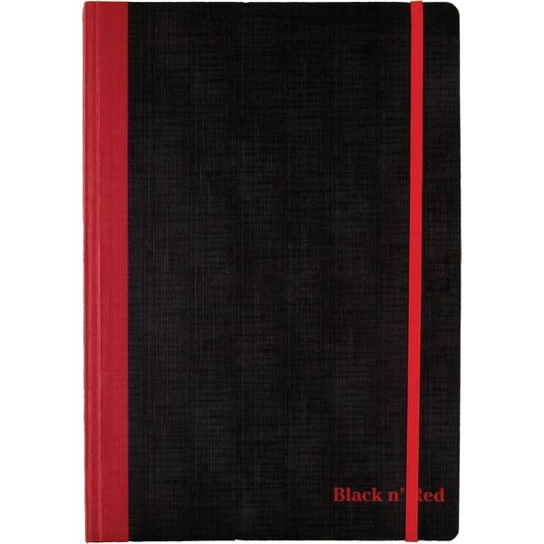 Black n' Red Flexible Casebound Notebook - 72 Sheets - Case Bound - Ruled - 6 29/32