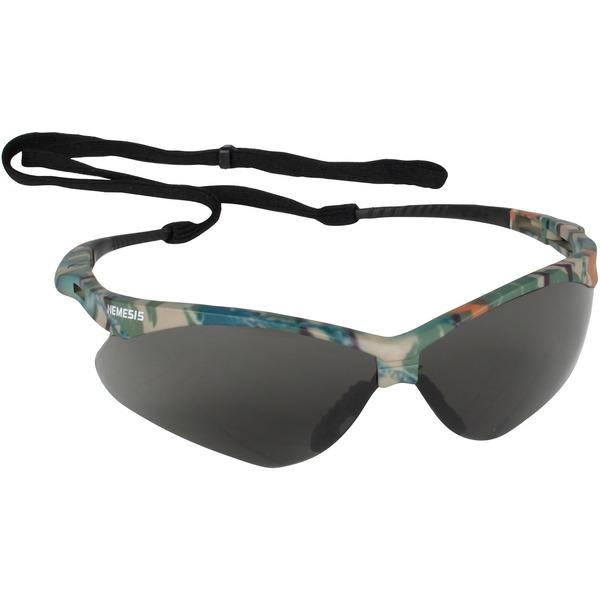 KleenGuard Nemesis Safety Eyewear - Recommended for: Cleaning, Construction, Manufacturing, Shooting, Industrial, Breakroom - Durable, Lightweight, Flexible, Non-slip, Comfortable, Scratch Resistant, 