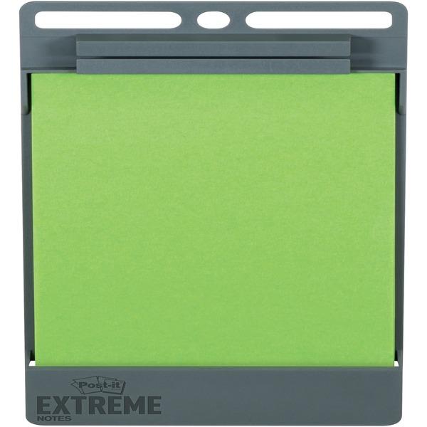 Post-it® XL Extreme Notes Holder - 25 Sheet Note Capacity - Gray