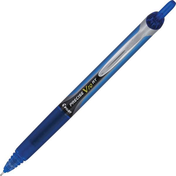PRECISE V10 RT Retractable Pen - Retractable - Blue - 12pk