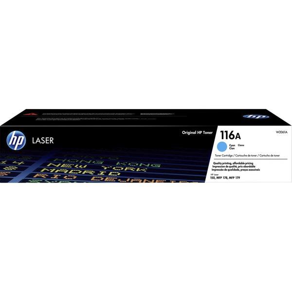 HP 116A (W2061A) Toner Cartridge - Cyan - Laser - 700 Pages - 1 Each