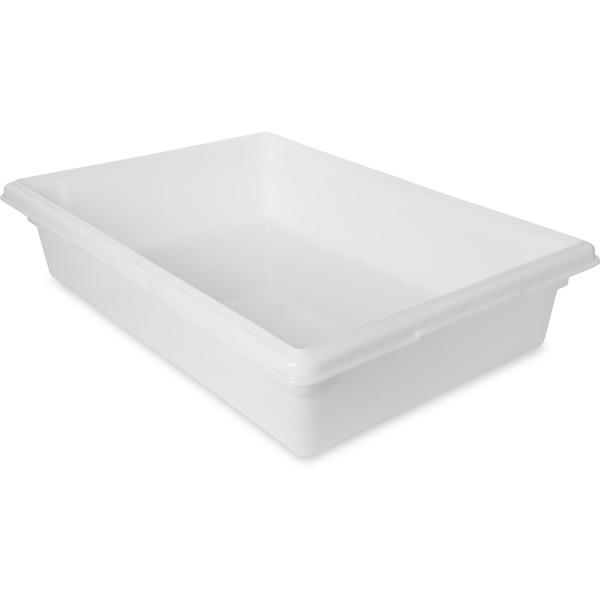 Rubbermaid Commercial 3508WHI Storage Ware - 34 quart Food Container - Plastic, Polyethylene - Transporting, Storing - Dishwasher Safe - White - 1 Piece(s) Each