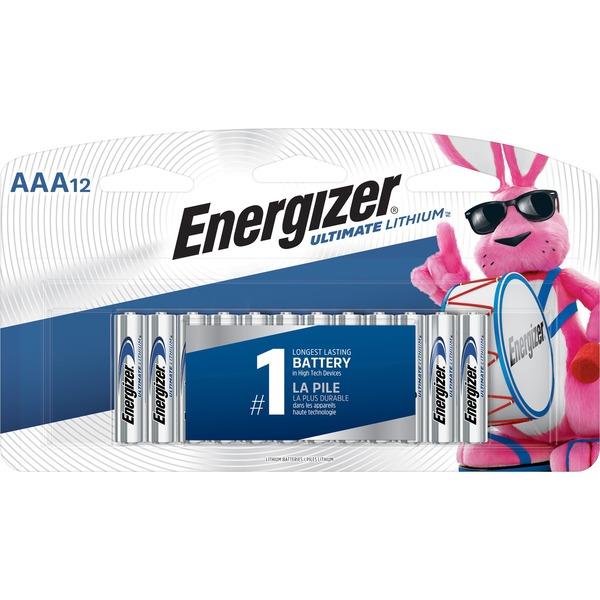 Energizer Ultimate Lithium AAA Batteries - For Camera, Electronic Device - AAA - Lithium (Li) - 144 / Carton