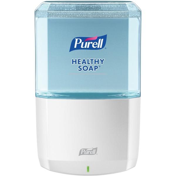 PURELL® ES6 Touch-free Hand Soap Dispenser - Automatic - 1.27 quart Capacity - Support 4 x C Battery - Locking Mechanism, Durable, Wall Mountable, Touch-free - White - 1 / Each