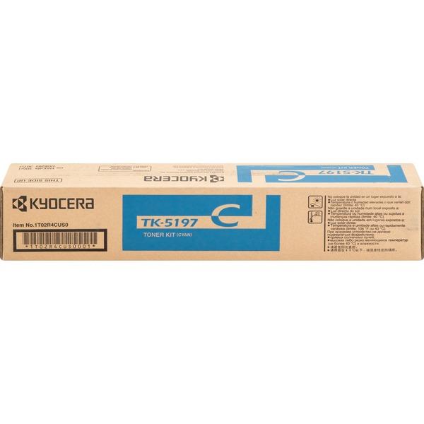 Kyocera TK-5197C Toner Cartridge - Cyan - Laser - 7000 Pages - 1 Each