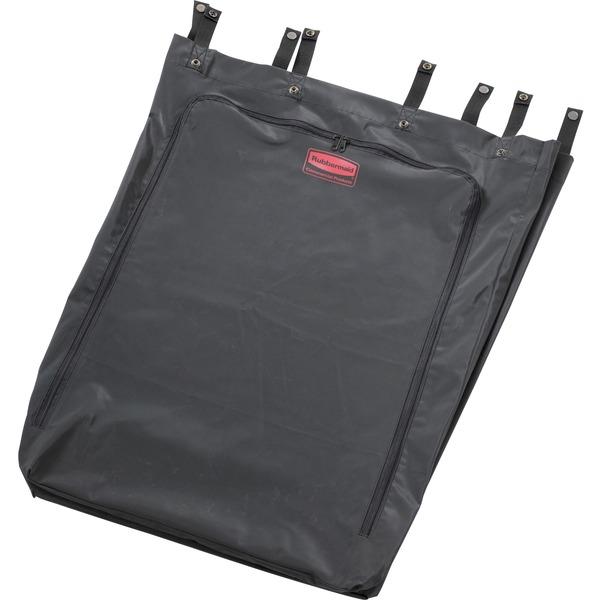 Rubbermaid Commercial 30 Gallon Premium Linen Hamper Bag - 30 gal - Black - Polyvinyl Chloride (PVC) - 1Each - Waste Disposal