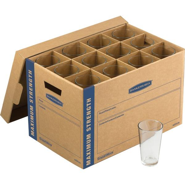  Bankers Box & Reg ; Smoothmove & Trade ; Kitchen Moving Kit, Includes : 1 Box, Dividers, 40ft.Foam, 12 