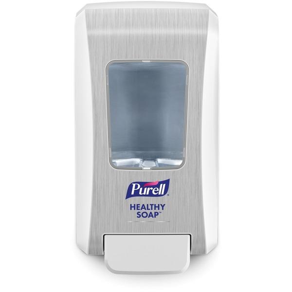  Purell & Reg ; Fmx- 20 Foam Soap Dispenser - Manual - 2.11 Quart Capacity - Site Window, Locking Mechanism, Durable, Wall Mountable - White - 1each