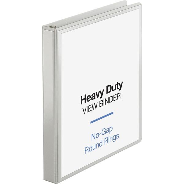 Business Source Heavy-duty View Binder - 1