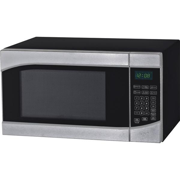 Avanti MT9K3S 0.9 Cubic Foot Microwave Oven - Single - 6.73 gal Capacity - Microwave - 10 Power Levels - 900 W Microwave Power - 120 V AC - Glass - Stainless Steel, Black