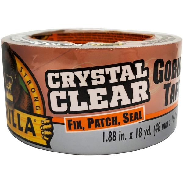 Gorilla Crystal Clear Tape - 18 yd Length x 1.88