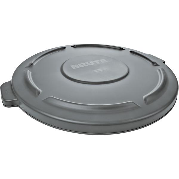 Rubbermaid Commercial Brute 44-Gallon Container Lid - Plastic - 1 Each - Gray