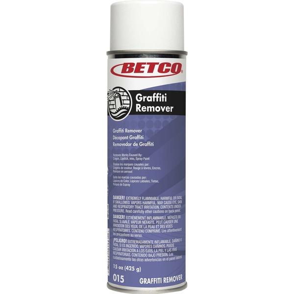Betco Graffiti Remover - Ready-To-Use Spray - 15 fl oz (0.5 quart) - 1 Each - Clear