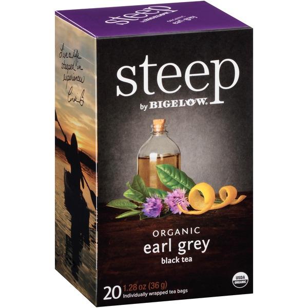 Bigelow Earl Grey Black Tea - Black Tea - Earl Grey - 1.3 oz - 120 Teabag - GMO Free - Kosher - Organic - 20 / Box