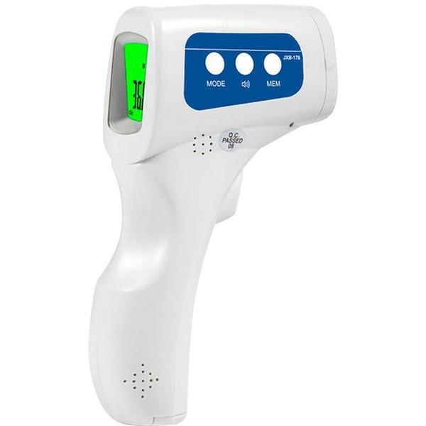 Sourcingpartner JXB-178 Non-Contact Digital Infrared Thermometer - Infrared, Easy to Read, Memory Function, Non-contact, Backlight, Touchless, Auto-off - For Forehead, Body, Surface, Home, Hospital