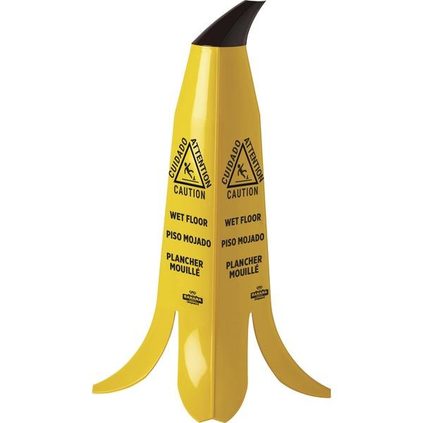  Impact Products 2 ' Banana Safety Cone - 3/Carton - Caution Print/Message - 11 