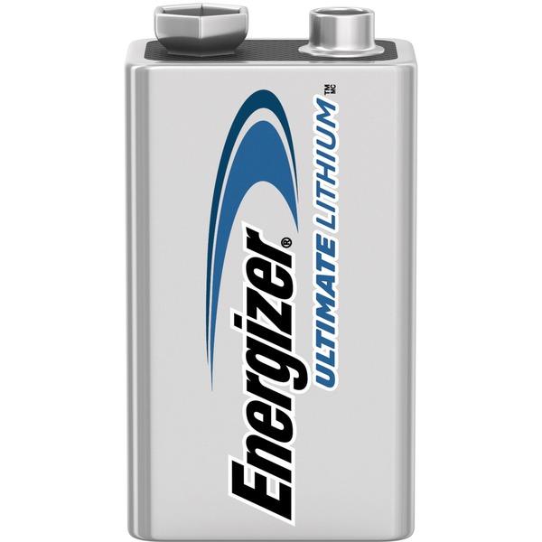 Energizer Ultimate Lithium 9V Battery - For Smoke Detector, Toy - 9V - 9 V DC - Lithium (Li) - 12 / Carton