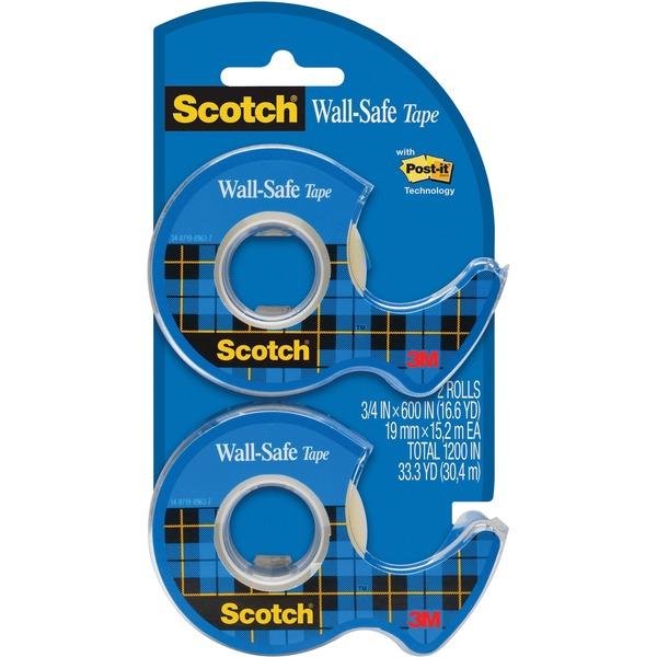 Scotch Wall-Safe Tape - 18.06 yd Length x 0.75