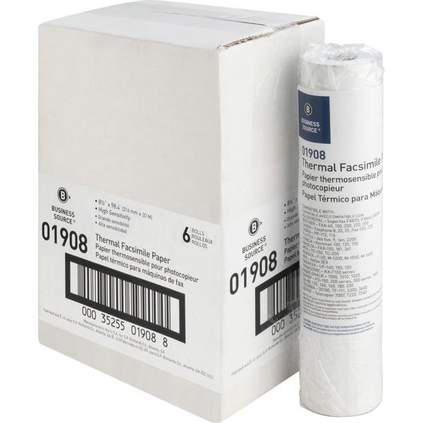 Business Source Thermal Paper - 8 1/2