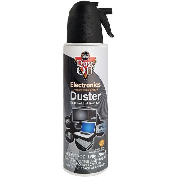 Dust-Off Compressed Gas Duster - For Multipurpose - 7 oz - 1 Each - Gray