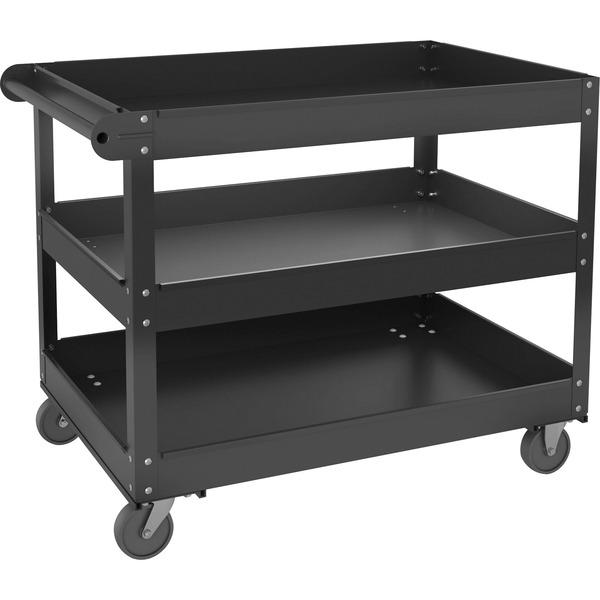 Lorell 3-shelf Utility Cart - 3 Shelf