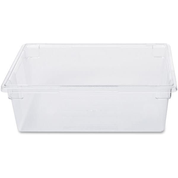 Rubbermaid Commercial 3300CLE Storage Ware - 49.7 quart Food Container - Plastic, Polycarbonate - Transporting, Storing - Dishwasher Safe - Clear - 1 Piece(s) Each