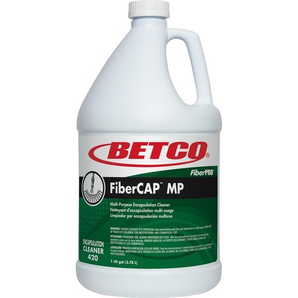  Betco Fibercap Mp Cleaner - Liquid - 128 Fl Oz (4 Quart)- 1 Each - Clear
