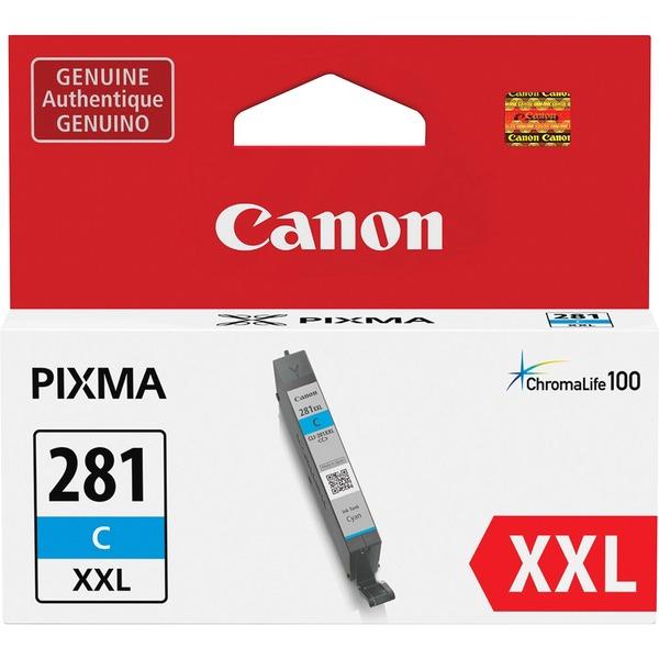 Canon CLI-281 XXL Ink Cartridge - Cyan - Inkjet - 1 Each